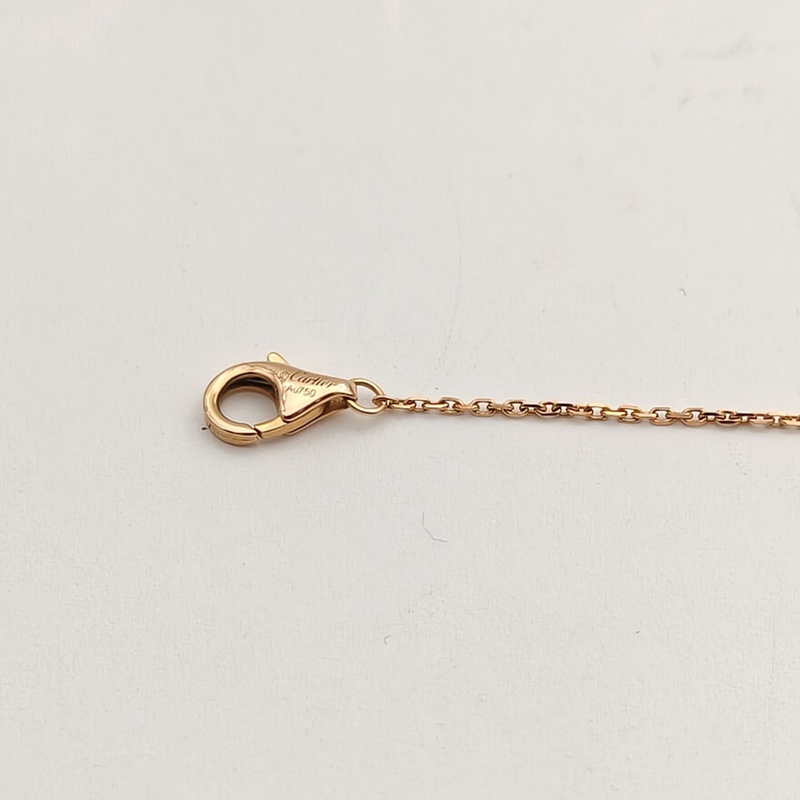 CARTIER CARTIERD'AMOUR單鑽手鏈小號18K玫瑰金/鑽石-4