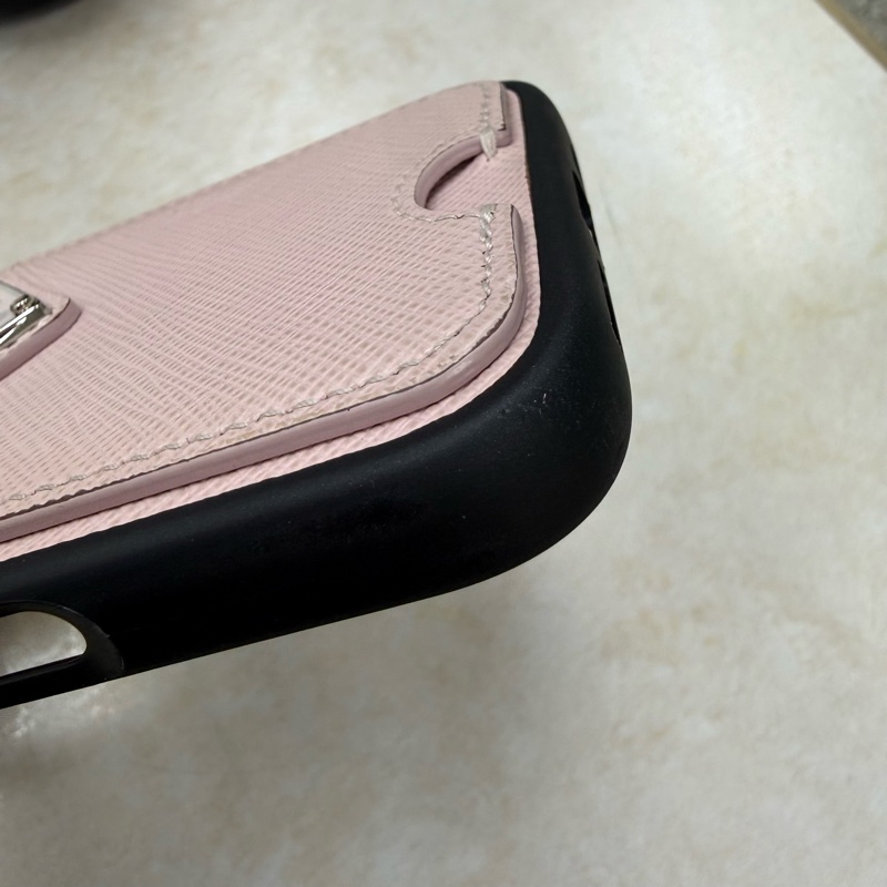 Prada i16 pro 手機殼 卡夾 Saffiano leather case for iPhone 16 Pro-12