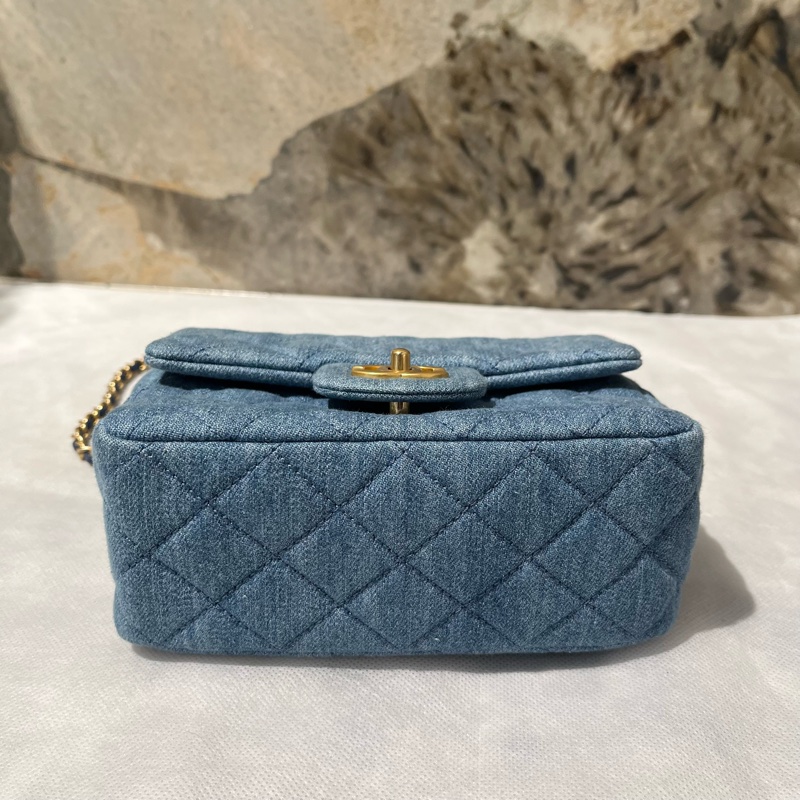 Chanel 牛仔布金球CF 17-5