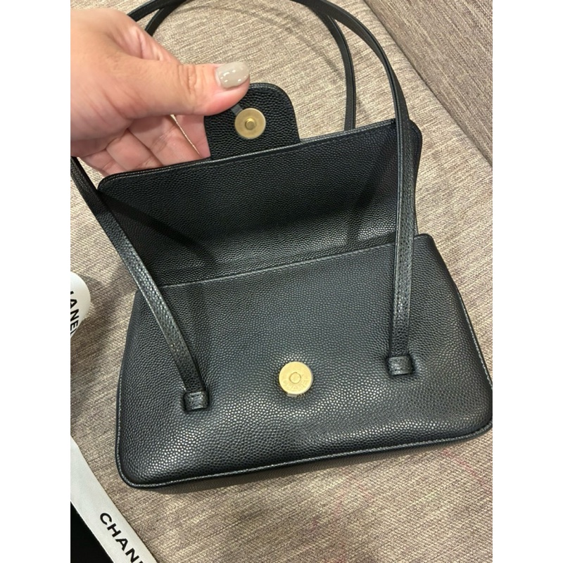 誰在找👀珍妮同款🔥香奈兒Chanel 26年最火26p包王 preppy coco小款mini17cm 黑色 耐用皮革🇹🇼-2