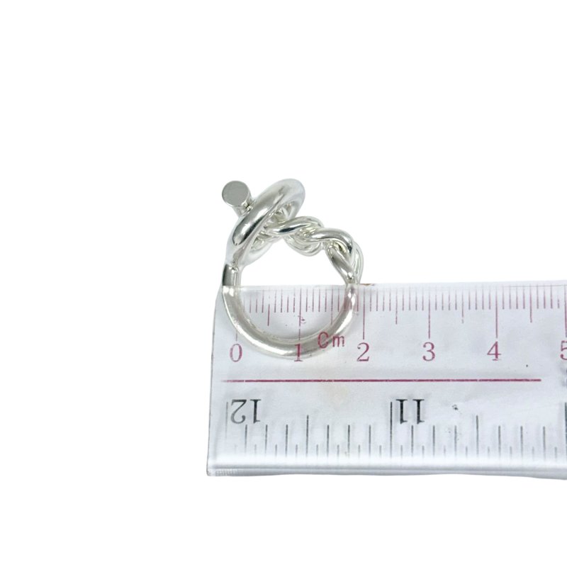 HERMES Croisette 小Q 純銀 戒指-10