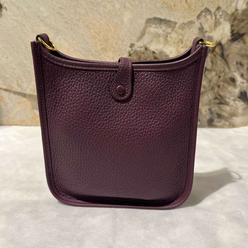 Hermes 黑醋栗 TC皮mini Evelyne-2