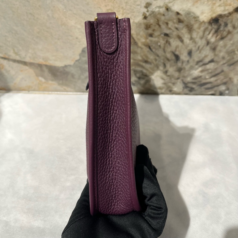 Hermes 黑醋栗 TC皮mini Evelyne-3