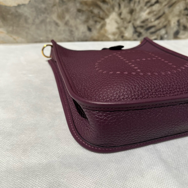 Hermes 黑醋栗 TC皮mini Evelyne-5