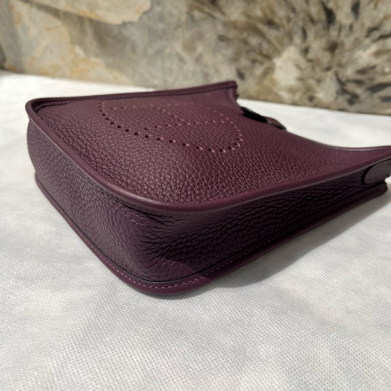 Hermes 黑醋栗 TC皮mini Evelyne-6