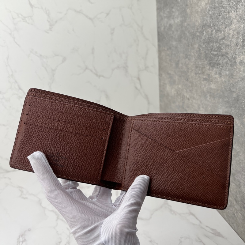 香緹國際精品 894 LV 老花對折短夾-2