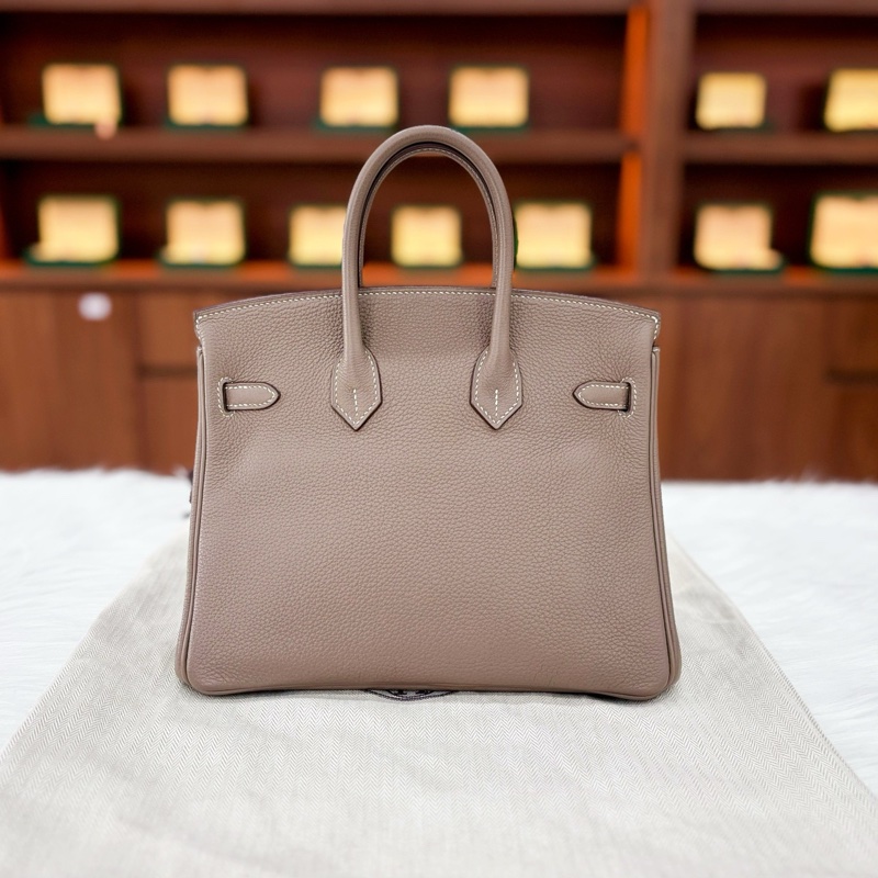 99新❤️Hermes愛馬仕Birkin25  大象灰 金扣-2