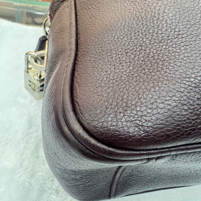 PRADA普拉達全皮手提公文包電腦包 尺寸36x9x28 無附件-3