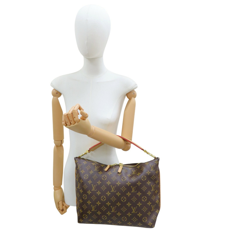 棕色 原花 帆布 SULLY MM 手提包【LOUIS VUITTON LV 路易威登】 M40587-8