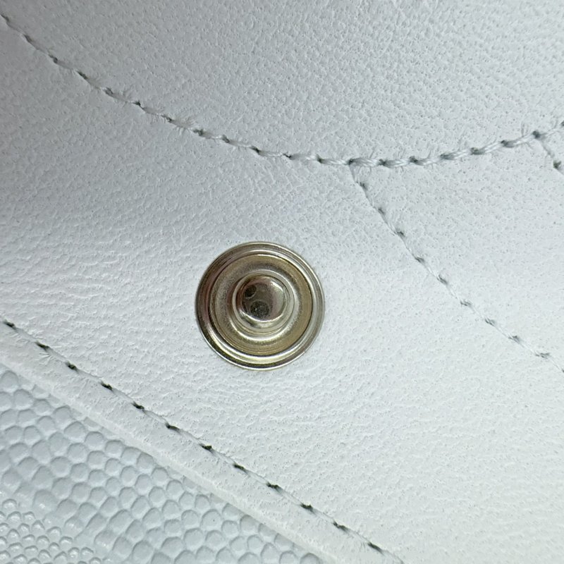 CHANEL白雪公主荔枝皮淡金釦JUMBO(晶片款)-19