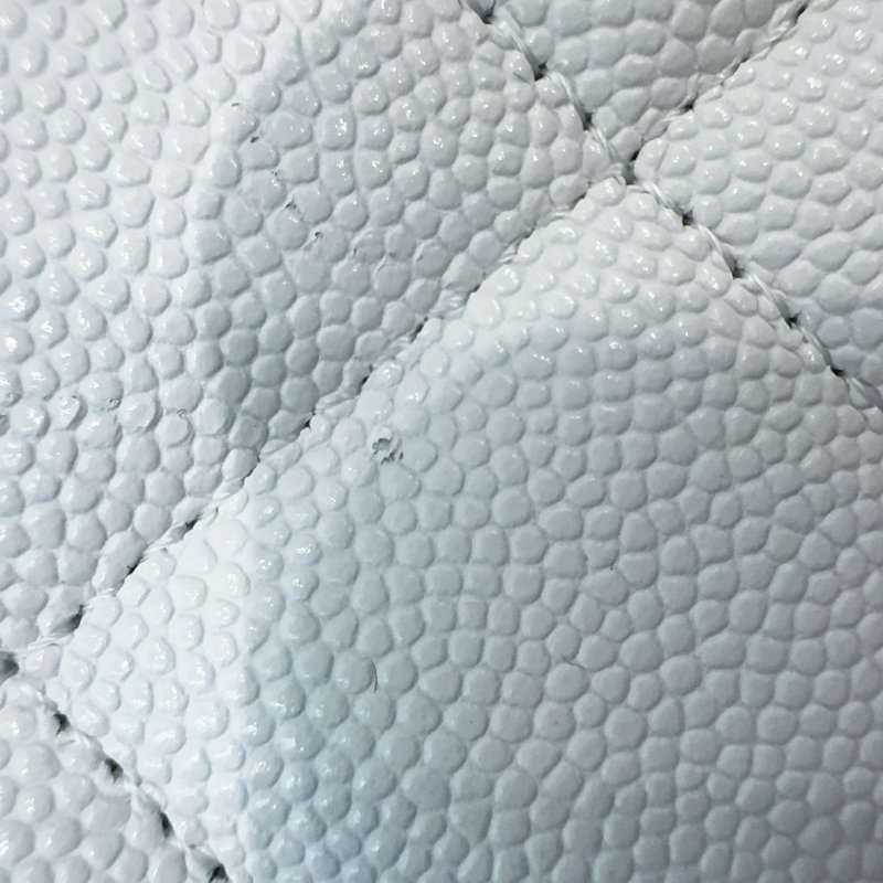 CHANEL白雪公主荔枝皮淡金釦JUMBO(晶片款)-29