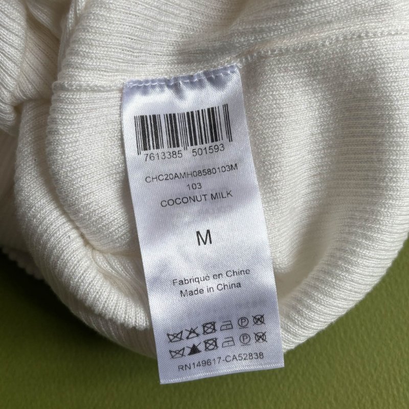 M號::Chloe:: Floral Guipure Lace V-Neck Fitted Top 白色蕾絲V領邊 合身上衣-18