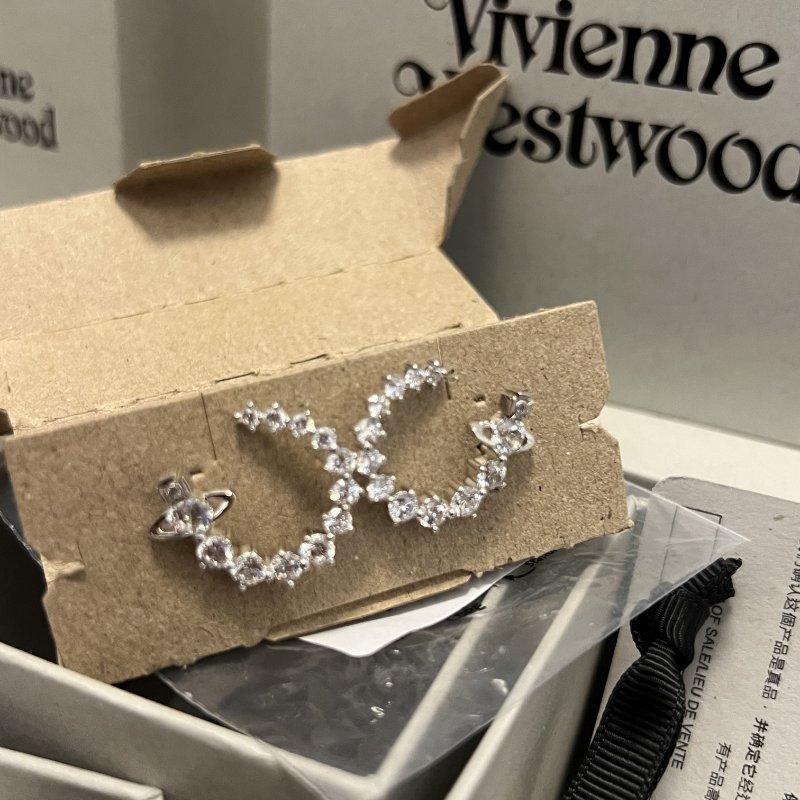 Vivienne Westwood Lydia 水鑽耳環-1