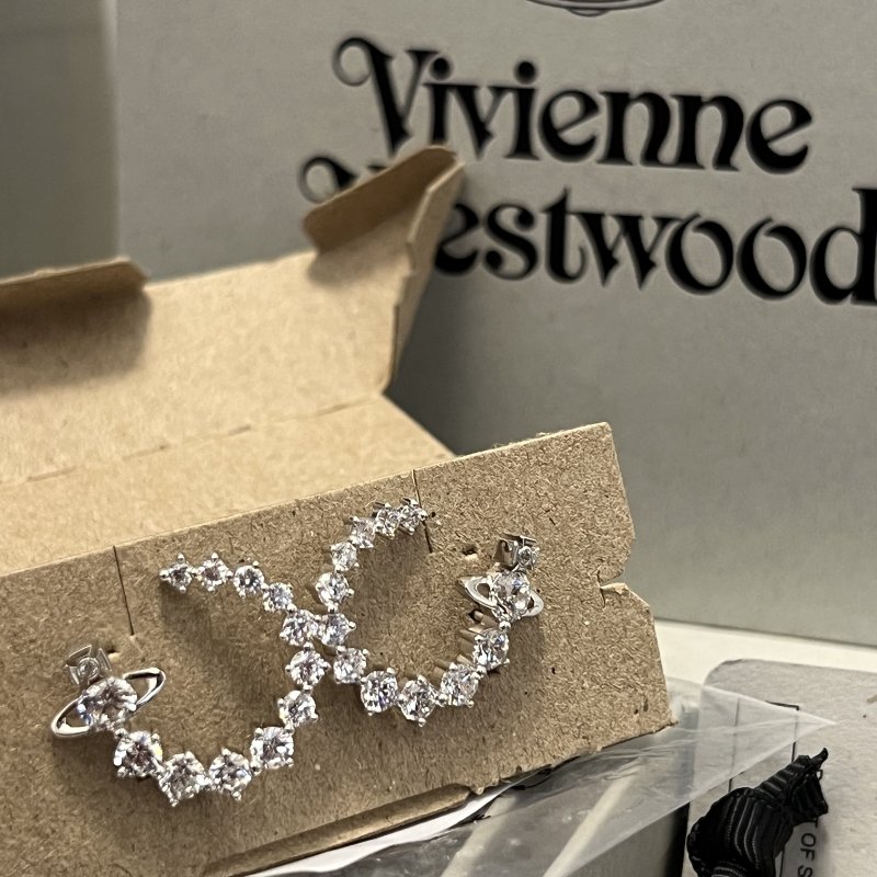 Vivienne Westwood Lydia 水鑽耳環-4