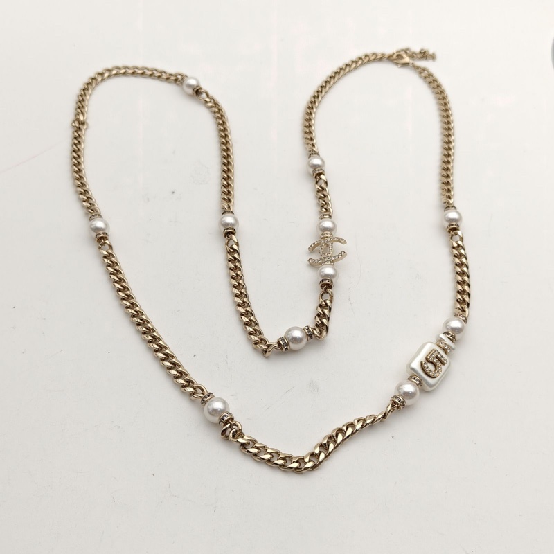 CHANEL 合金22S香水瓶長項鏈-4