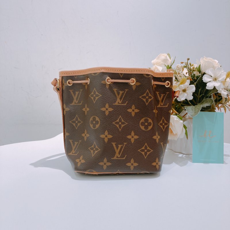 TW4784  Louis Vuitton路易威登 燒賣包 M41346 Nano Noe Bag Monogram Canvas-1