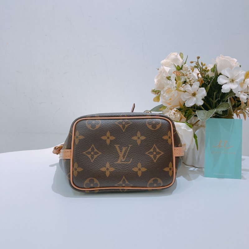 TW4784  Louis Vuitton路易威登 燒賣包 M41346 Nano Noe Bag Monogram Canvas-4