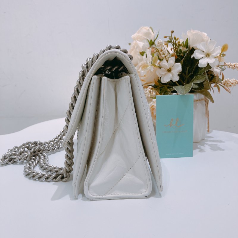 TW4785 Balenciaga 巴黎世家 小號沙漏包 Crush Small Chain Bag Lambskin-2