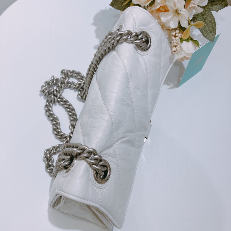 TW4785 Balenciaga 巴黎世家 小號沙漏包 Crush Small Chain Bag Lambskin-9