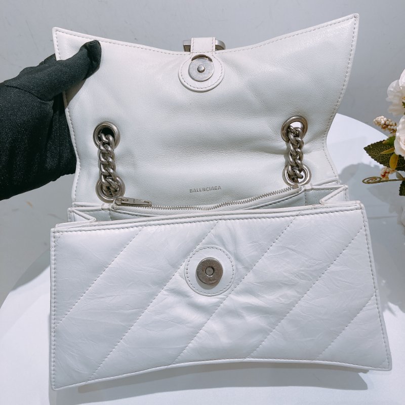 TW4785 Balenciaga 巴黎世家 小號沙漏包 Crush Small Chain Bag Lambskin-12