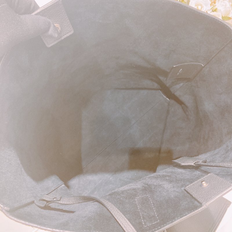 TW4786 Saint Laurent Large Shopping Tote Bag Calfskin-10