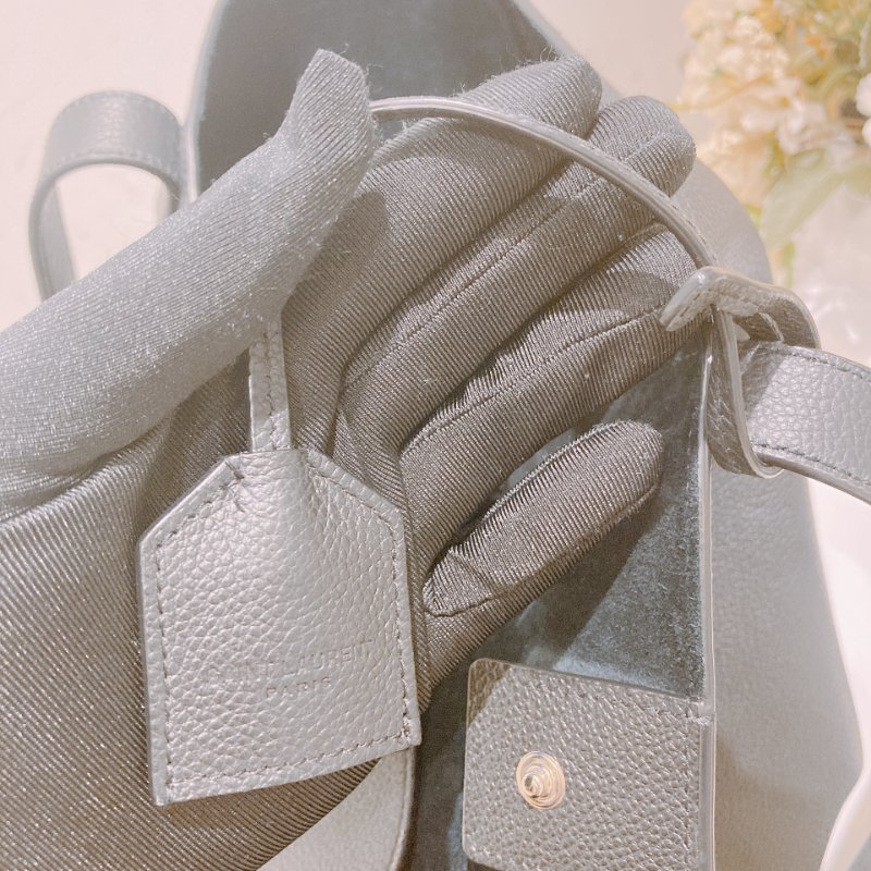 TW4786 Saint Laurent Large Shopping Tote Bag Calfskin-12