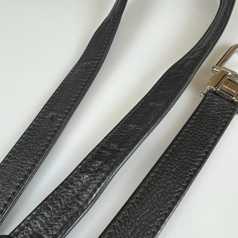 CHANEL 櫃姐腰包荔枝黑-13