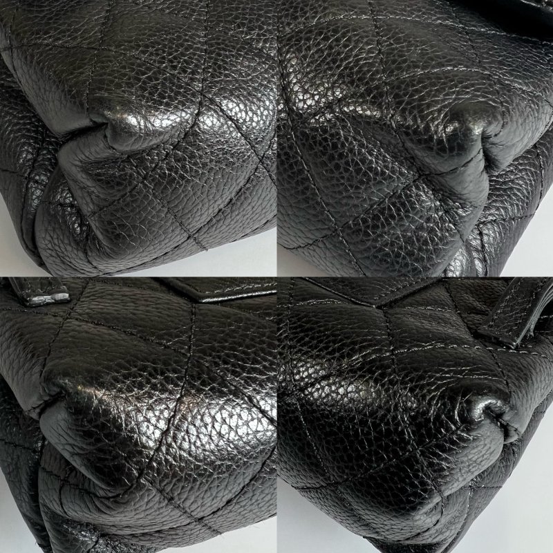 CHANEL 櫃姐腰包荔枝黑-14