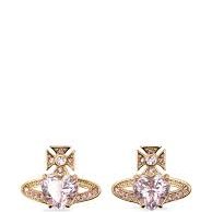 Vivienne Westwood Ariella 星球標誌愛心水晶穿針-2