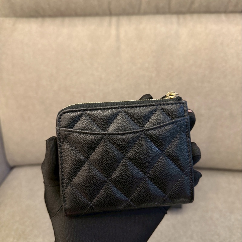 香奈兒L型拉鍊錢包-2