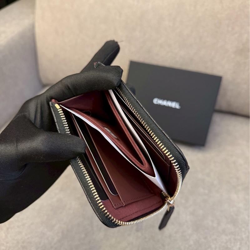 香奈兒L型拉鍊錢包-3