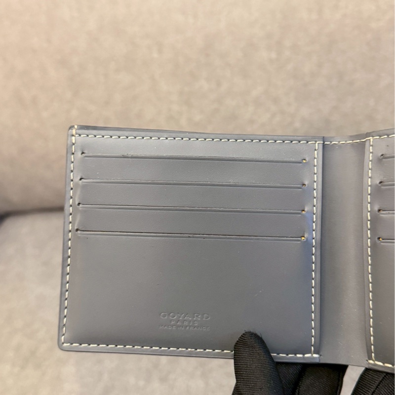 GOYARD灰色八卡短夾-2