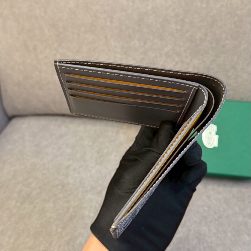 GOYARD灰色八卡短夾-6