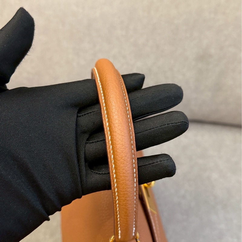 愛馬仕Kelly28金棕togo-5