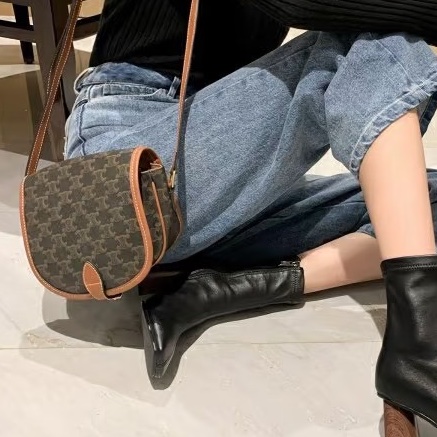 CELINE #凱旋門馬鞍包🎰🎰-4