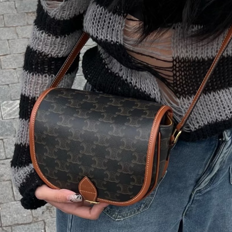 CELINE #凱旋門馬鞍包🎰🎰-5