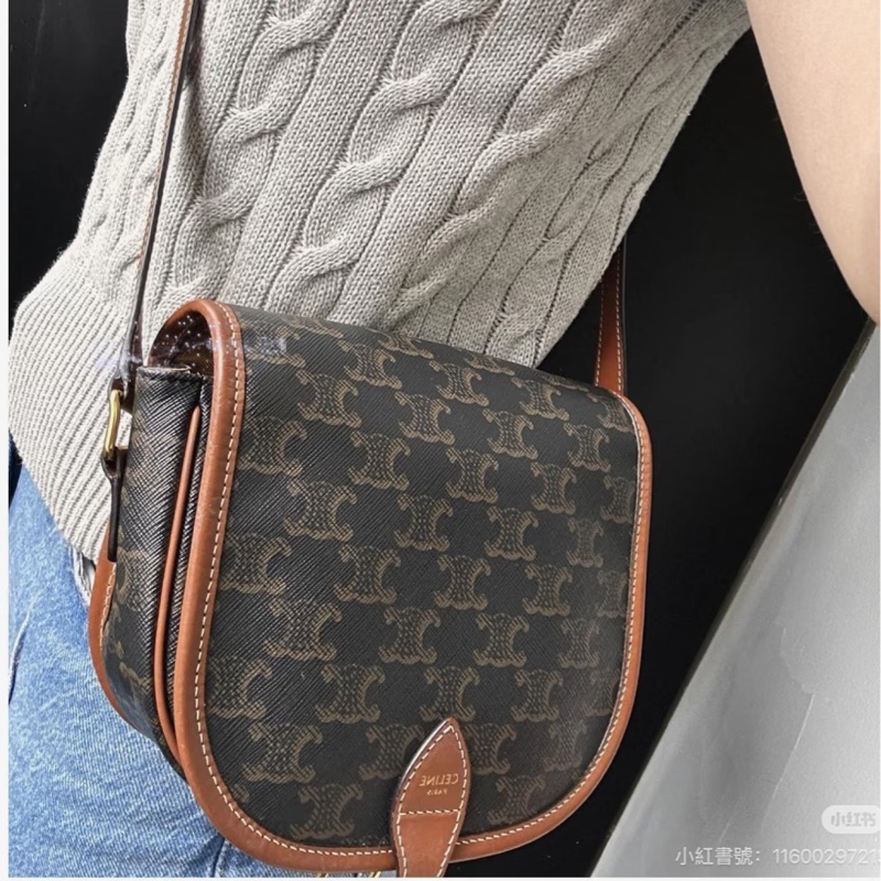 CELINE #凱旋門馬鞍包🎰🎰-8