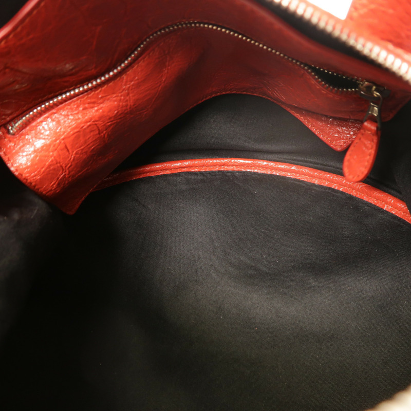 BALENCIAGA 牛皮皮革Air Hobo銀扣手挽肩背兩用袋-4