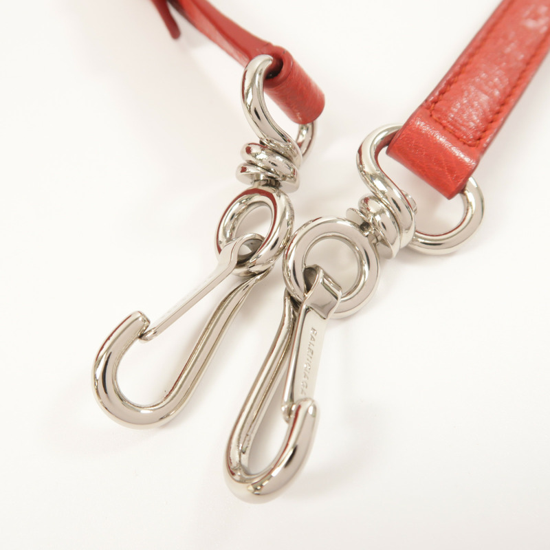 BALENCIAGA 牛皮皮革Air Hobo銀扣手挽肩背兩用袋-14