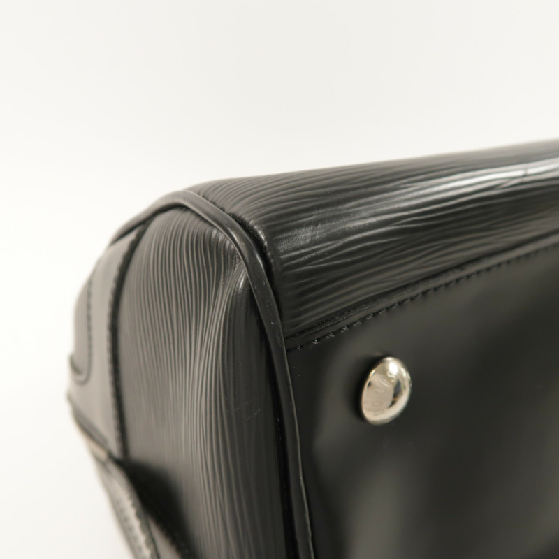 LOUIS VUITTON Epi Bowling Montaigne GM銀扣手挽袋-13