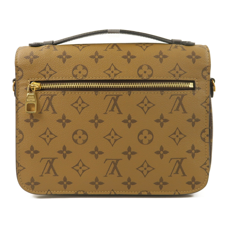 LOUIS VUITTON Monogram Reverse Pochette Metis金扣手挽肩背兩用袋-1