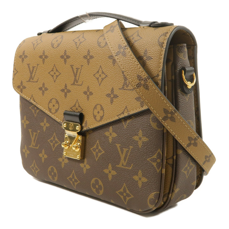 LOUIS VUITTON Monogram Reverse Pochette Metis金扣手挽肩背兩用袋-2