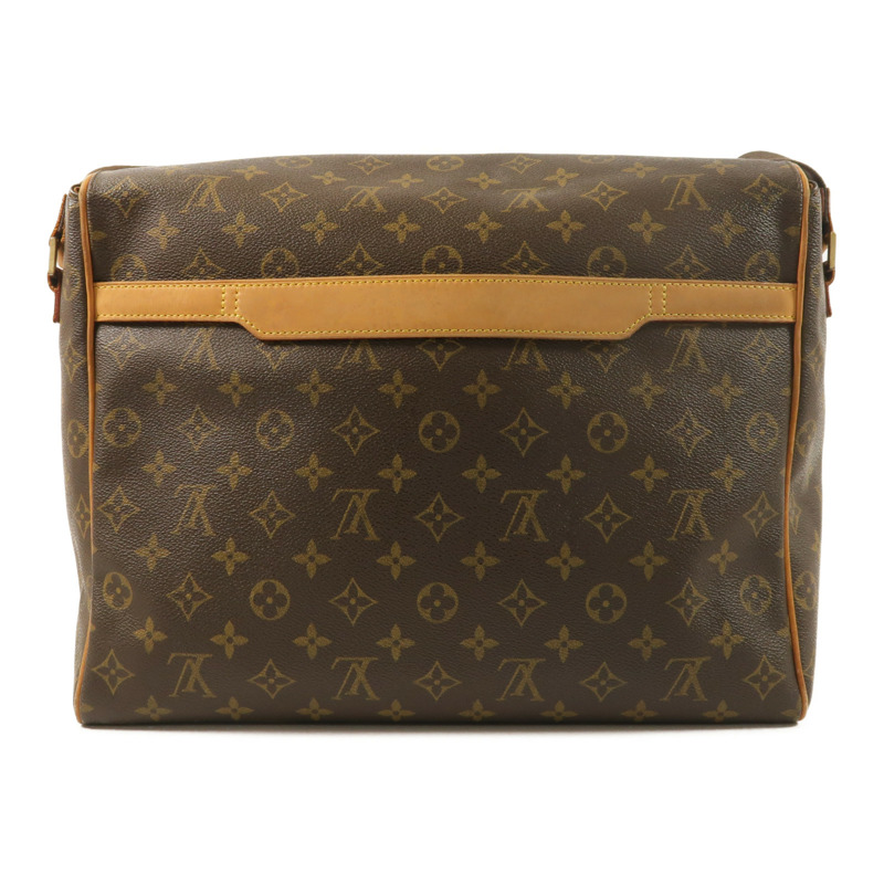 LOUIS VUITTON Monogram Abbesses金扣肩背袋棕色-1