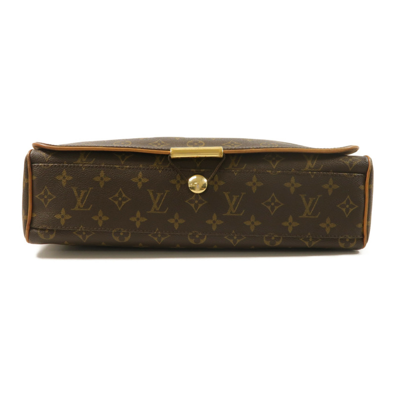 LOUIS VUITTON Monogram Abbesses金扣肩背袋棕色-3