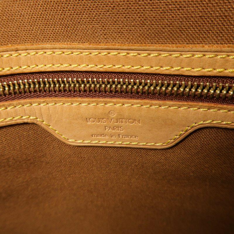 LOUIS VUITTON Monogram Abbesses金扣肩背袋棕色-5