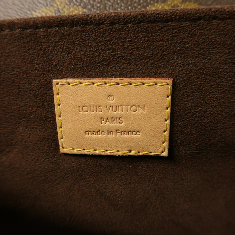 LOUIS VUITTON Monogram Pochette Metis金扣手挽肩背兩用袋棕色-6