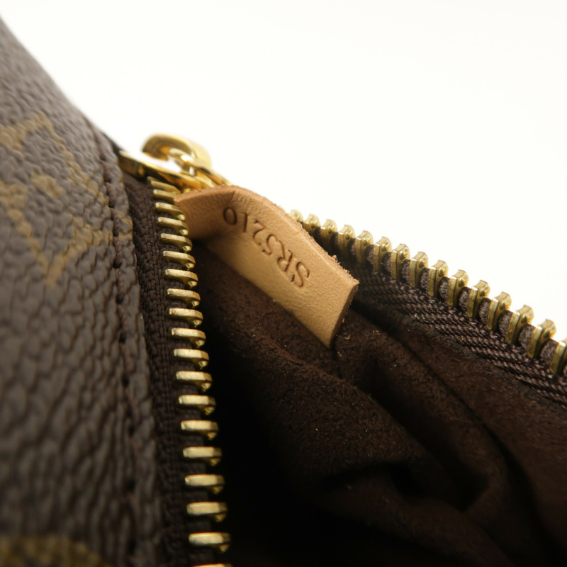 LOUIS VUITTON Monogram Pochette Metis金扣手挽肩背兩用袋棕色-7