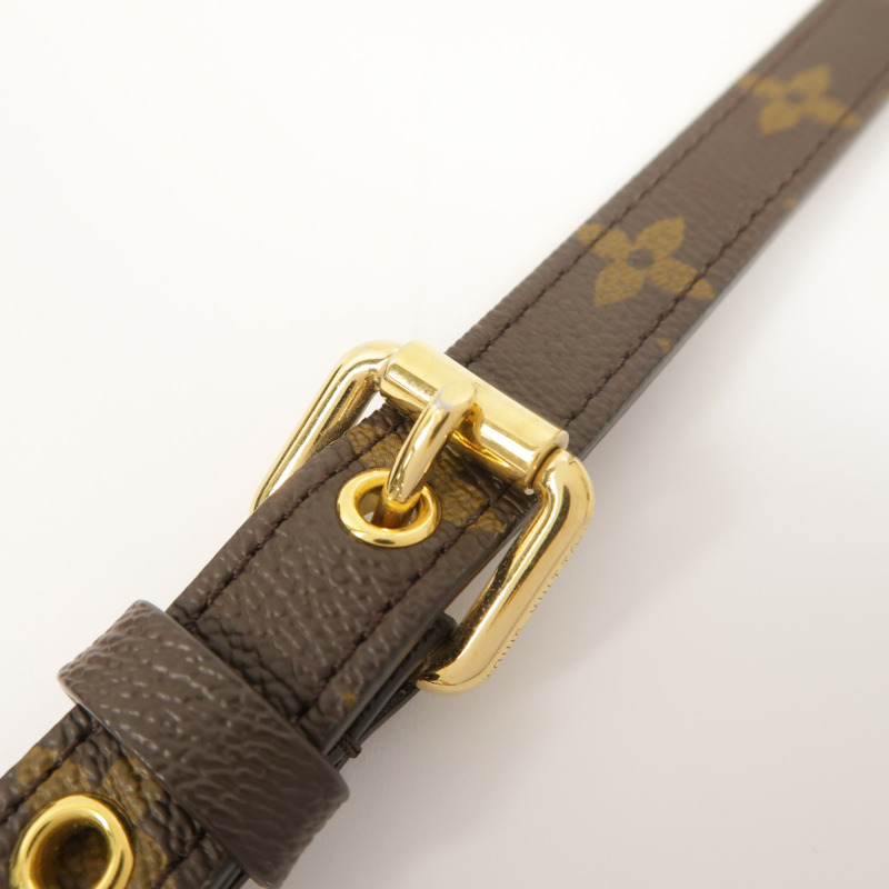 LOUIS VUITTON Monogram Pochette Metis金扣手挽肩背兩用袋棕色-16