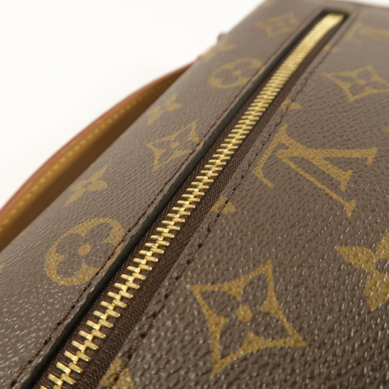 LOUIS VUITTON Monogram Pochette Metis金扣手挽肩背兩用袋棕色-17