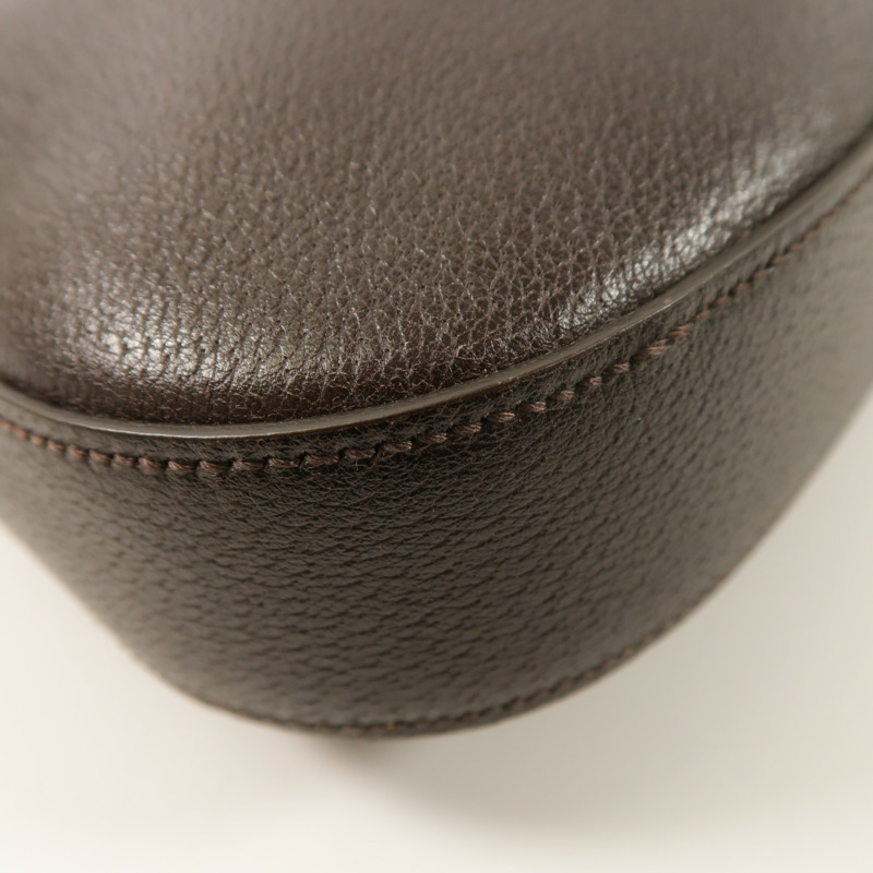 GUCCI 牛皮皮革Jackie Medium金扣肩背袋-11